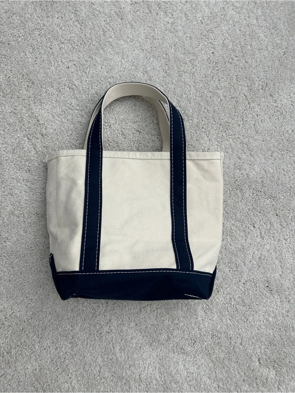 L.L. Bean Canvas Tote with Red 'diet coke' Script